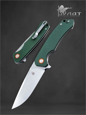 Нож флиппер Five Pro Кураж green 6912
