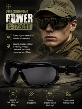 Очки стрелковые Power G-7720ST 7053