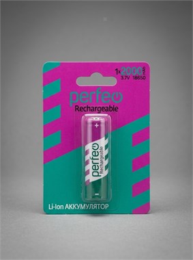 Perfeo Li-Ion 18650 2000mAh 3.7V аккумулятор 6789