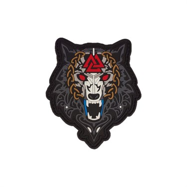 Патч "Волк" ПВХ 6797