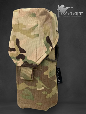 Подсумок для 2-х магазинов АК закрытый с перегородкой 5983_C13B5