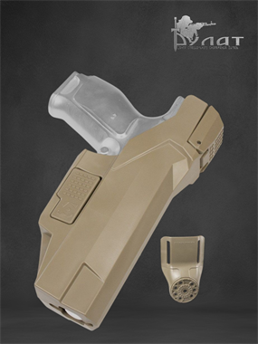 Кобура Альфа-2 Лебедев модульный (МПЛ) с полицейским креплением 6222_4BE2F