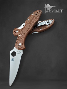 Нож Spyderco Delica 4 brown SD1310 6917