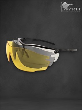 Очки баллистические стрелковые PMX Recover G-200 KIT 6652