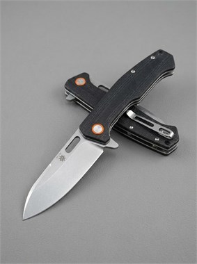 Нож флиппер Five Pro Ребус brown micarta 1389