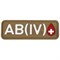 Патч ПВХ "Группа крови" AB (IV) Rh+ - фото 20600