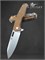 Нож флиппер Five Pro Ребус brown micarta 1389