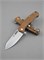 Нож флиппер Five Pro Ребус brown micarta 1389